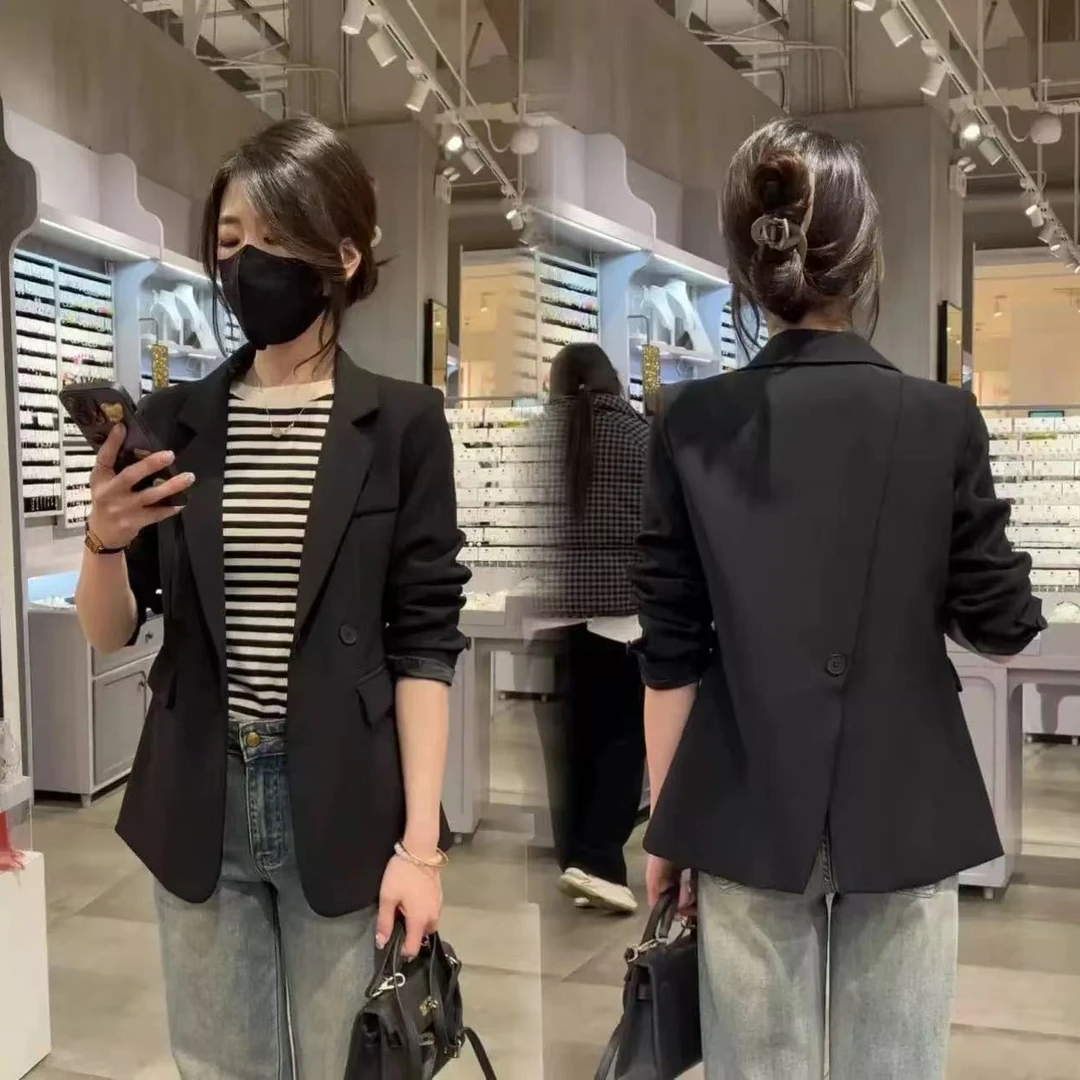 韩版时尚小西装3271外套女2025春季新款韩版职业气质休闲