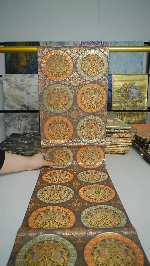 织绣织锦31连珠狩猎