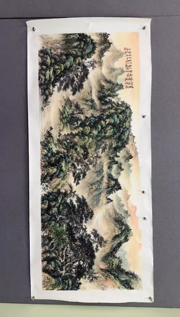 国画归军兵-国画山水16平尺