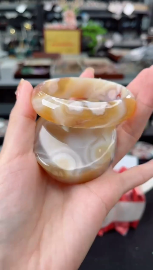 【闪购商品】石英质玉手镯未镶嵌56圈口（赠品镯心）3570092