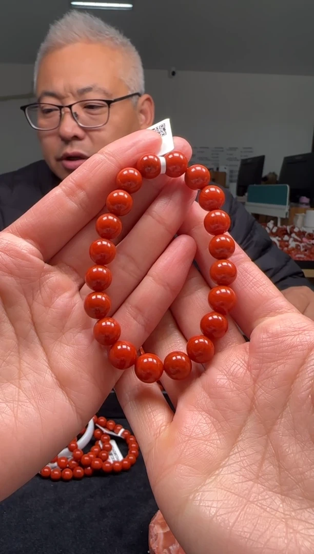 【闪购商品】南红玛瑙10mm保山手串圆珠未镶嵌多样性发一件