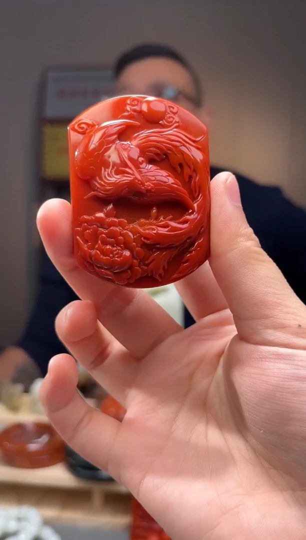 颈饰未镶嵌南红玛瑙润*吊坠