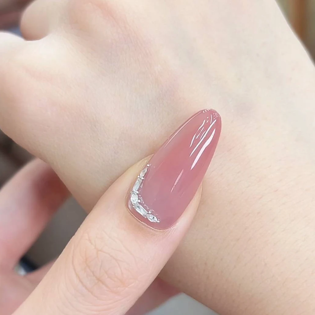 气质版【粉天鹅（侧锆）】MAOMAO重工纯手工穿戴甲穿戴甲