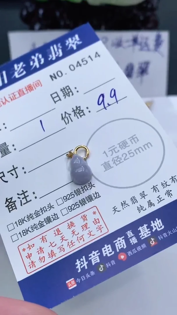 颈饰银S925镶嵌翡翠多样性发其中一件