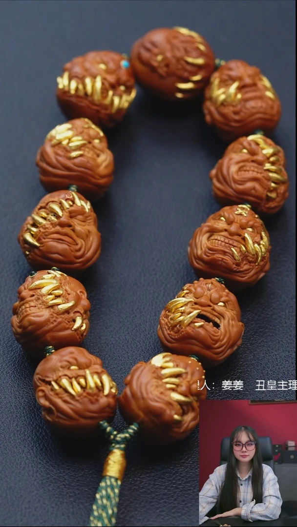 手串/手链橄榄核2.2镶嵌吞噬恶僧