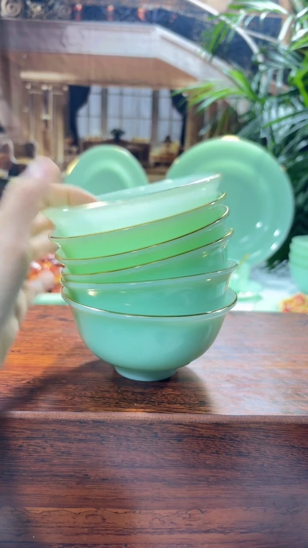 【闪购商品】....4.5英寸玉瓷碗6个口径11.5厘米