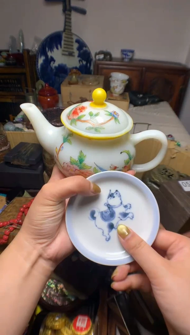 紫砂盖碗瓷器默认微瑕瓷器