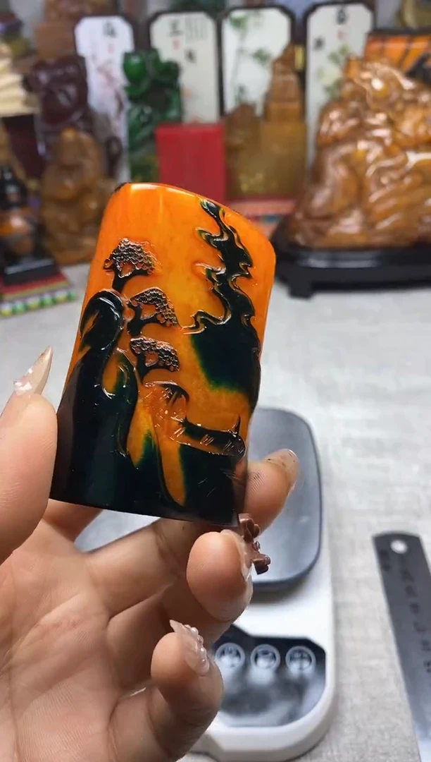 寿山石印石纯天然石料