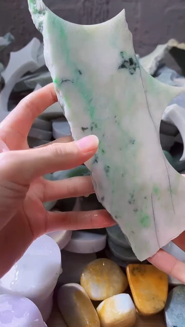 裸石翡翠翡翠a货正品玉石古陈565