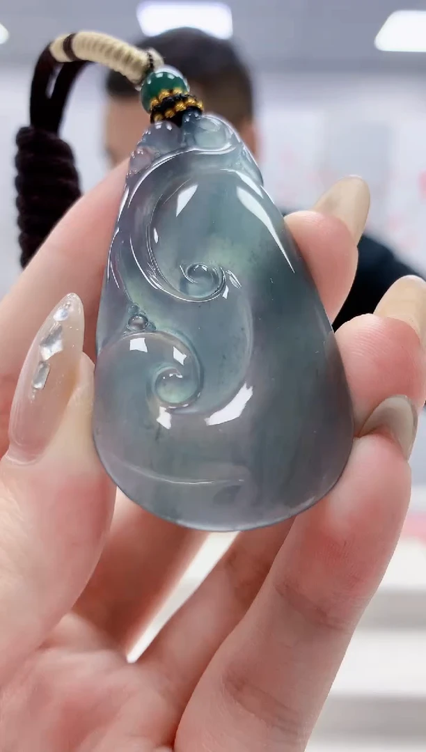 未镶嵌定制翡翠4898jw-毛货挂件39