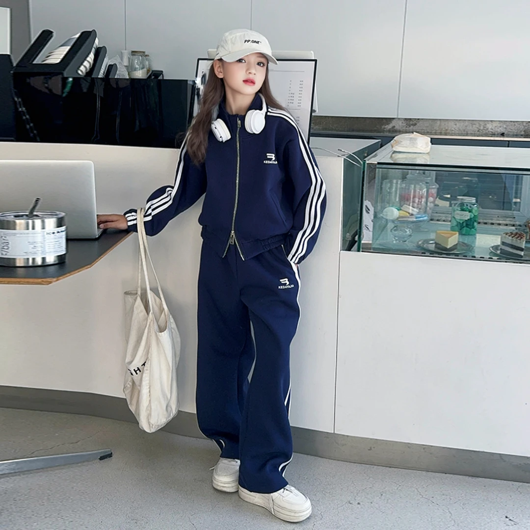 童装外套裤子套装2025秋季新款时尚潮流洋气休闲两件套儿童服装