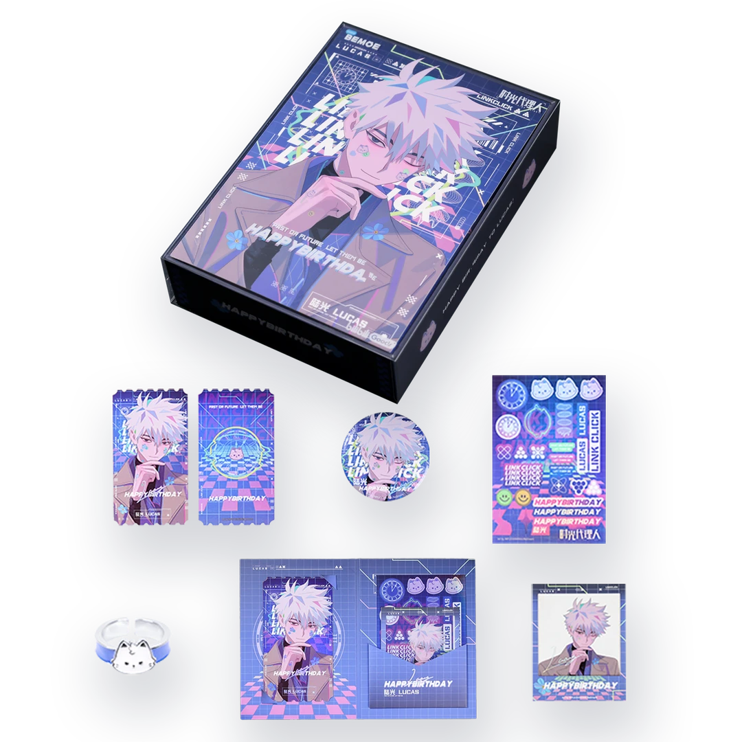 【88折优惠活动】时光代理人绚丽之日陆光生贺系列 徽章色纸