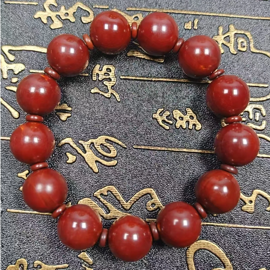 精品橄榄核  光珠  男女同款