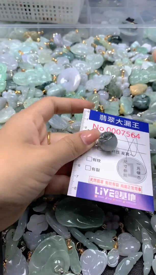 颈饰未镶嵌翡翠7564