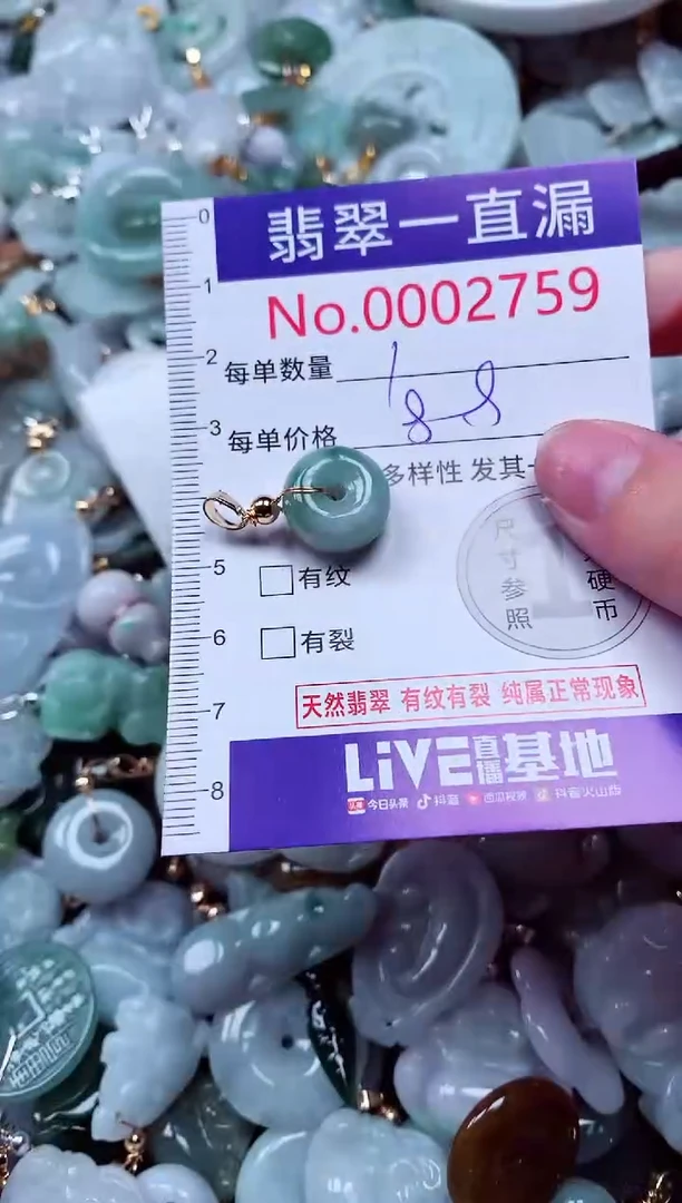 吊坠(不含链)未镶嵌翡翠2759