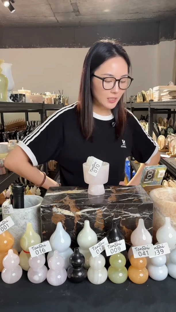 石材070粉玉大王杯