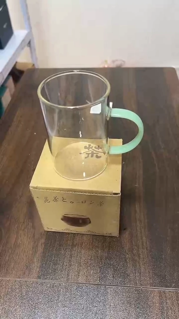 水杯2只装水杯绿玉把