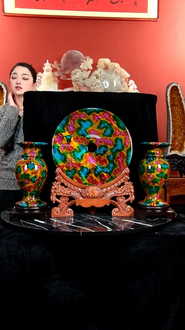 石材圣*慧家居摆件平安扣11111