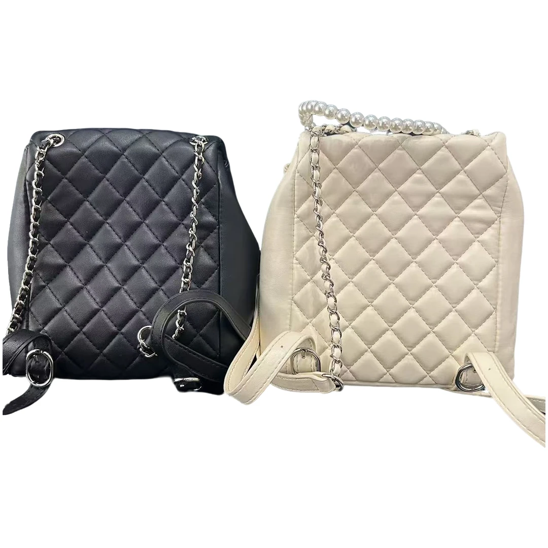 COCO 新款高端定制时尚女包 小青蛙双肩 黑白色20cm 80255霄