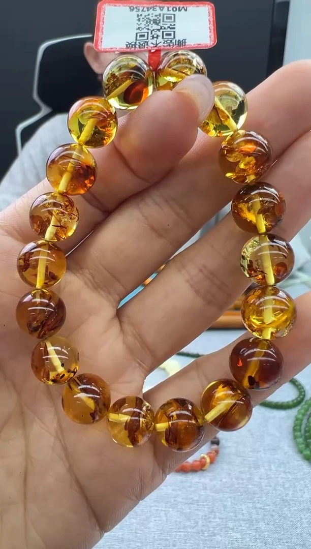 【闪购商品】琥珀手链未镶嵌397秒拍号