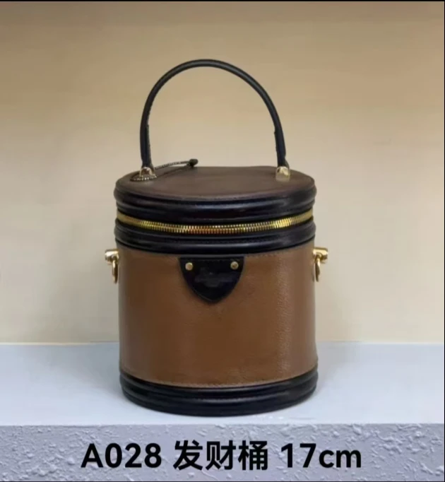 A028发财桶16cm时尚女包经典复古