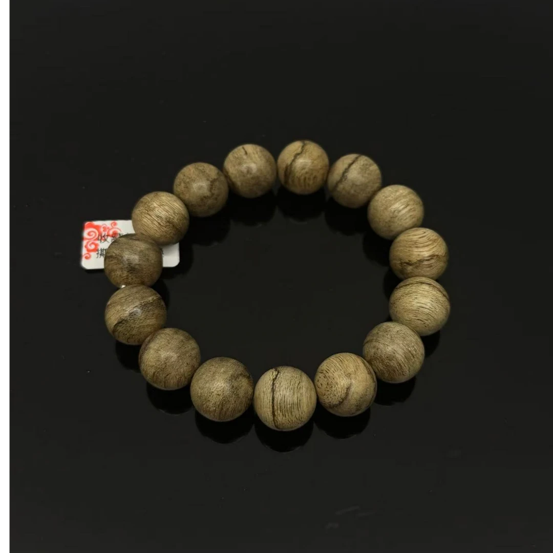 S27沉香【越南芽庄白奇虫漏花斑纹单圈】14mm-收藏级—M6980650289-3