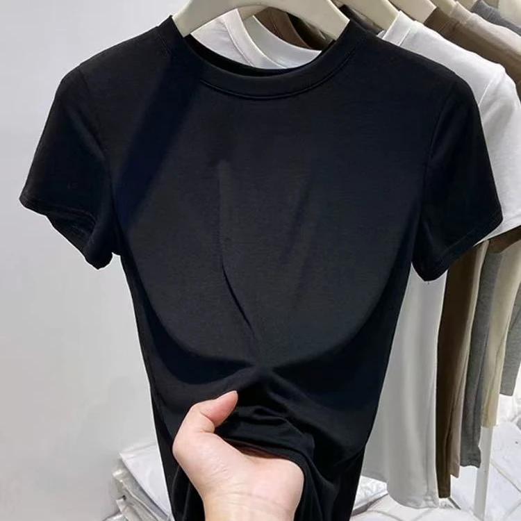 棉质短款T恤夏季