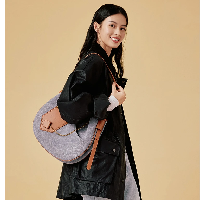 HONGU/红谷简约时尚百搭腋下肩包女