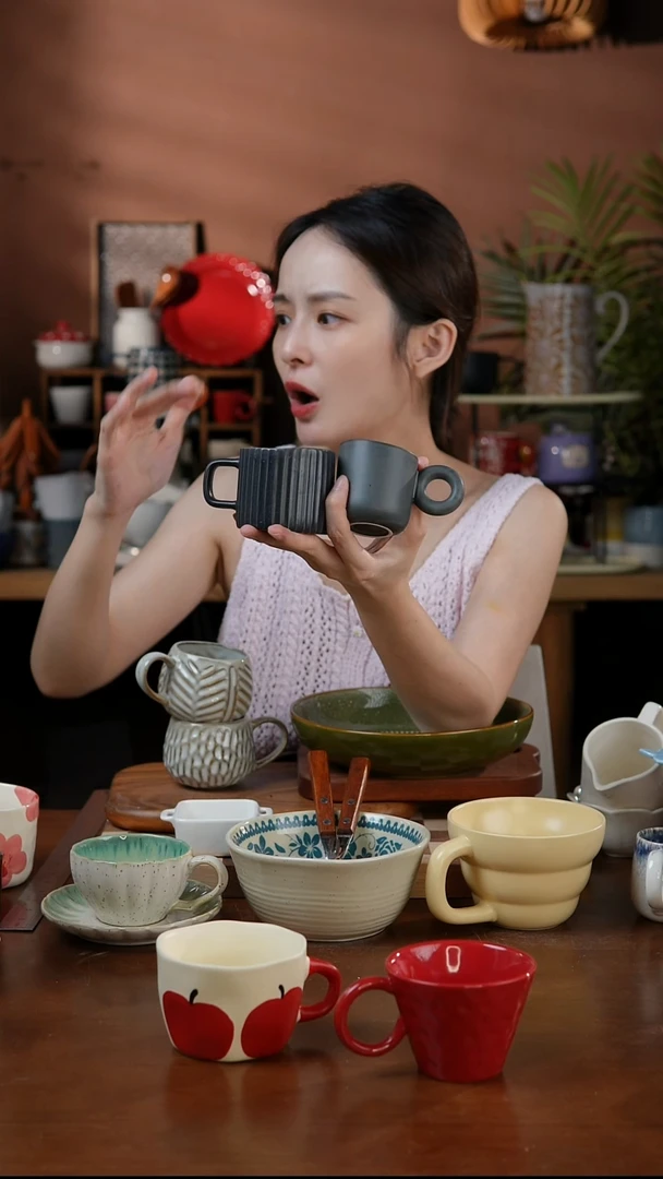 瓷片2个装 小水杯 微瑕 凑满20发货