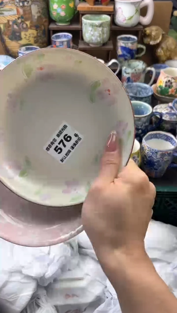瓷片迷***车576号六六工艺品瓷器