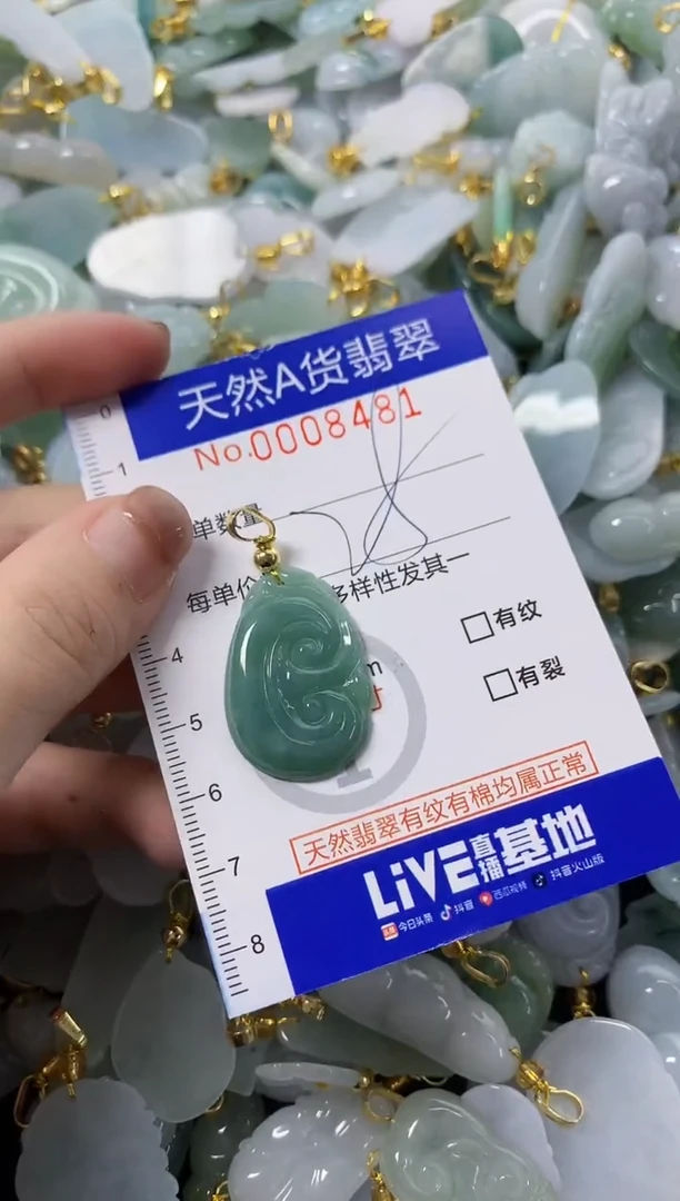 颈饰未镶嵌翡翠天然A货翡翠
