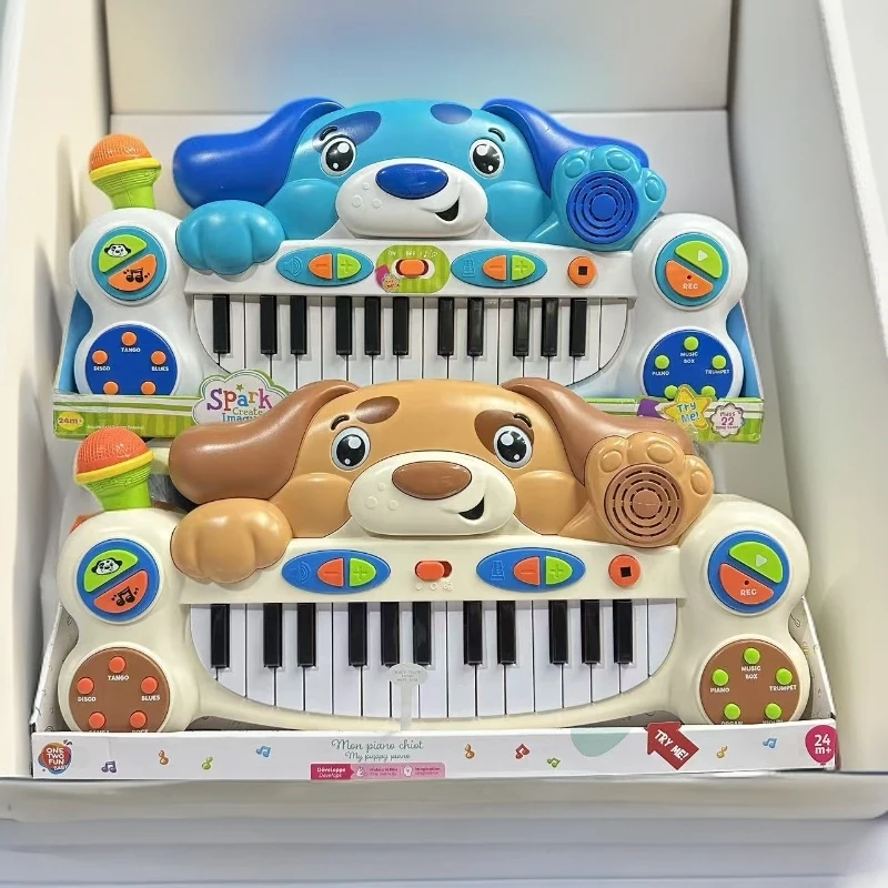 【一一麻麻】A42狗狗电子琴（颜色随机）早教益智玩具科学实验
