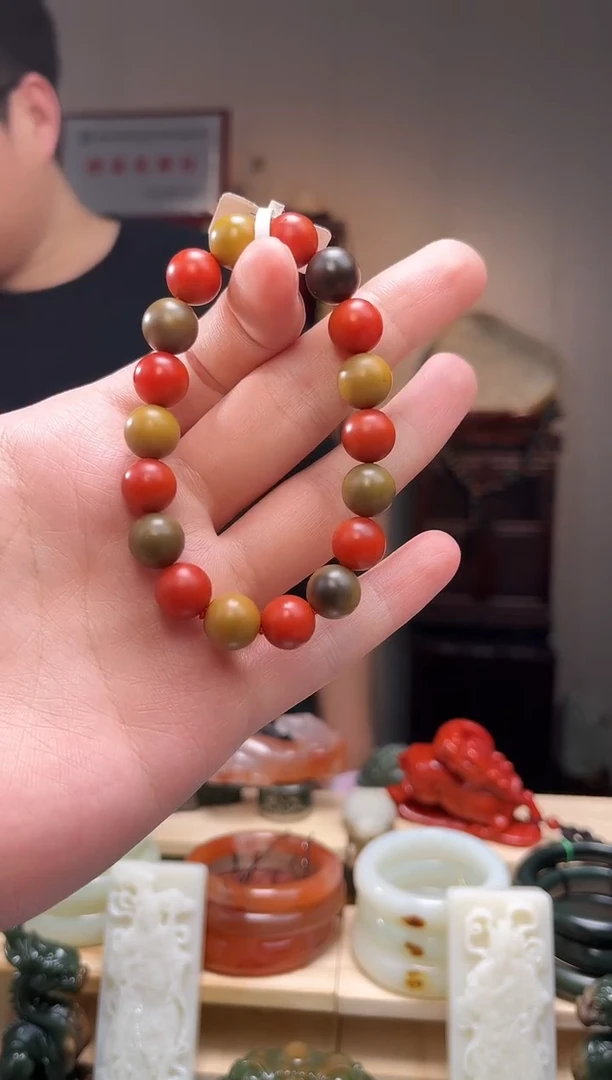 颈饰未镶嵌南红玛瑙牛*牛11+