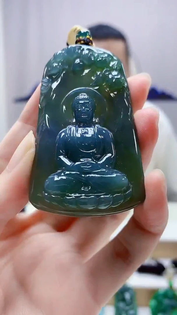 未镶嵌定制翡翠4898zm-毛货挂件174