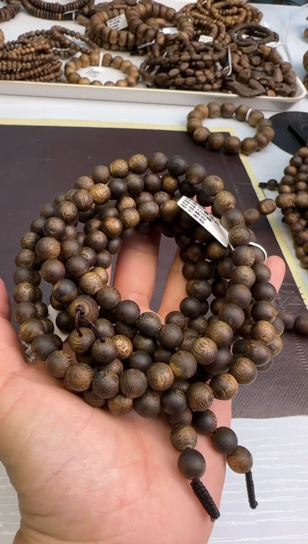 【闪购商品】沉香手串99沉绿奇楠陆河8mm31g+多样性发1