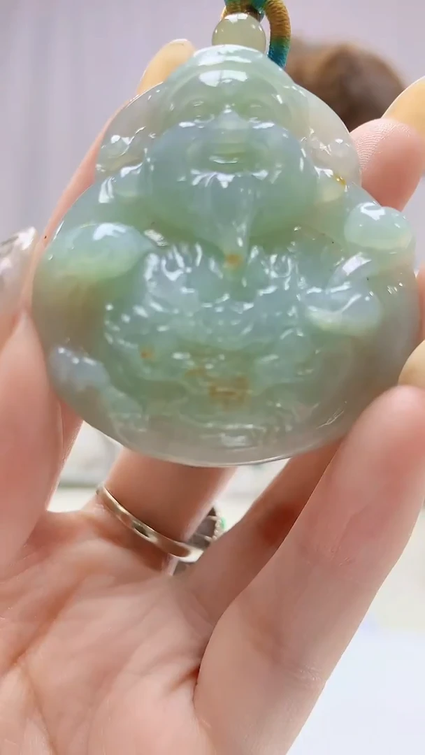 定制翡翠未镶嵌4868DD-毛货挂件69