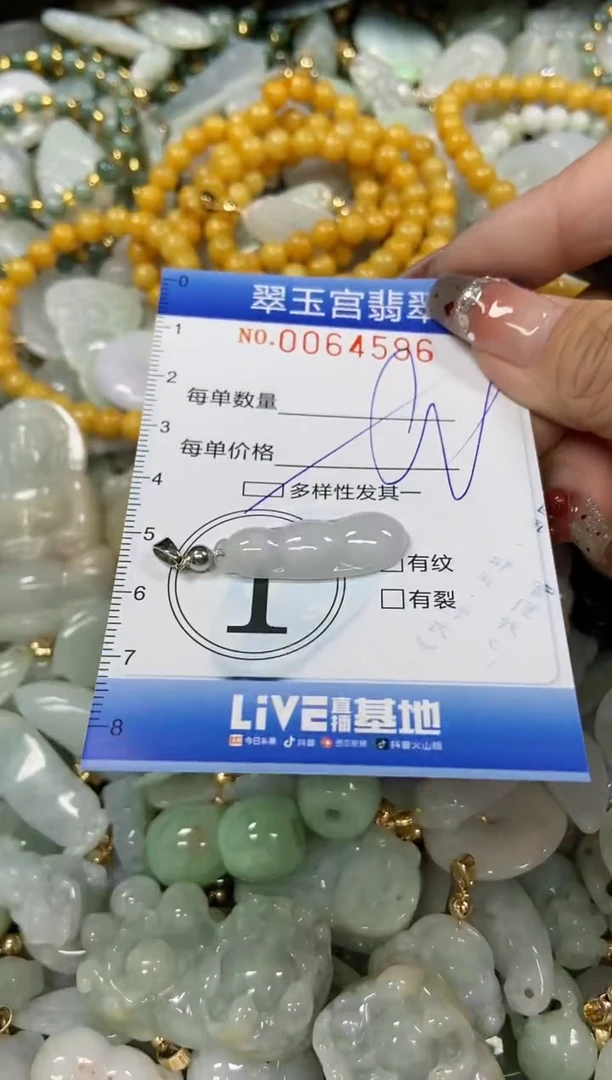 【闪购商品】翡翠颈饰未镶嵌闪购商品0064596多样性发其一