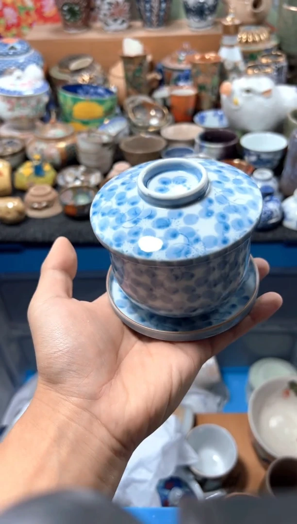 瓷片小*雀夏目海外回流瓷器中古品。