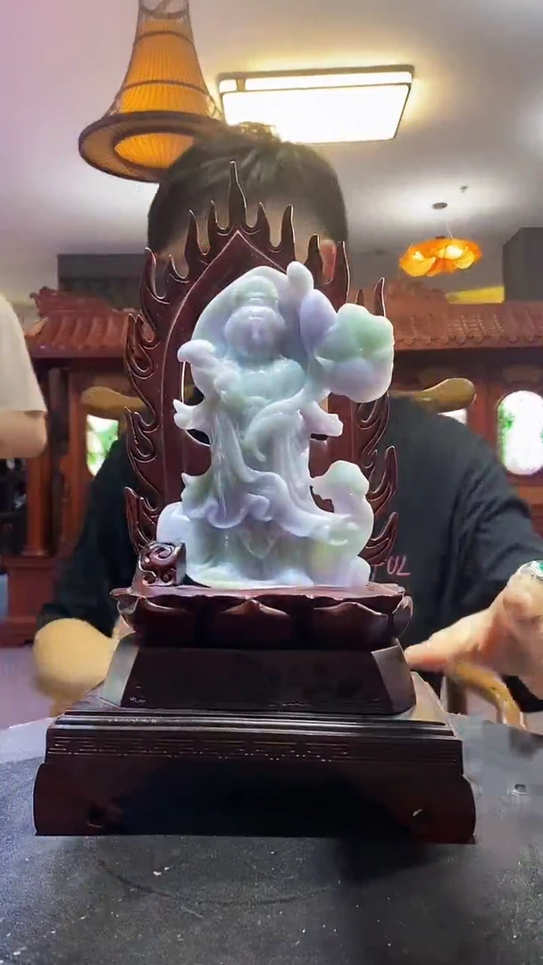 定制翡翠未镶嵌08/0602/Y/观音