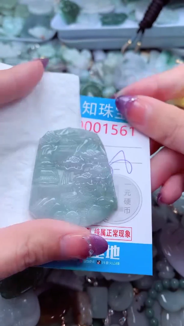 翡翠未镶嵌吊坠(不含链)1561