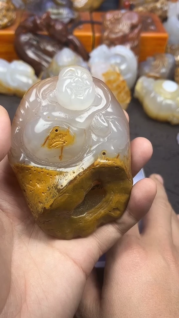 【闪购商品】玛瑙/玉髓手把未镶嵌1