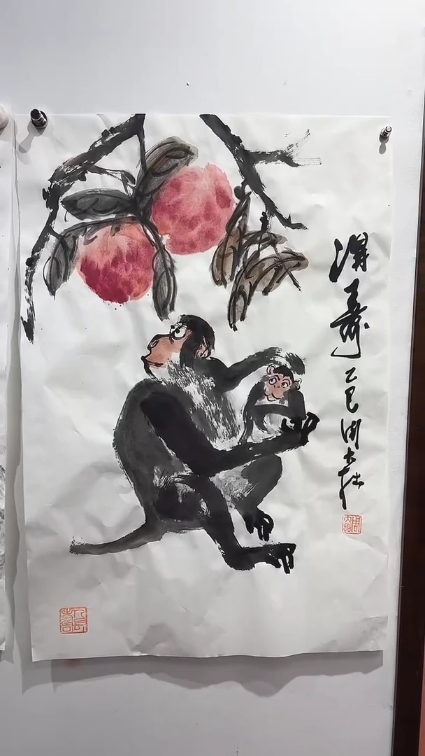 国画周大拙/国画/花鸟