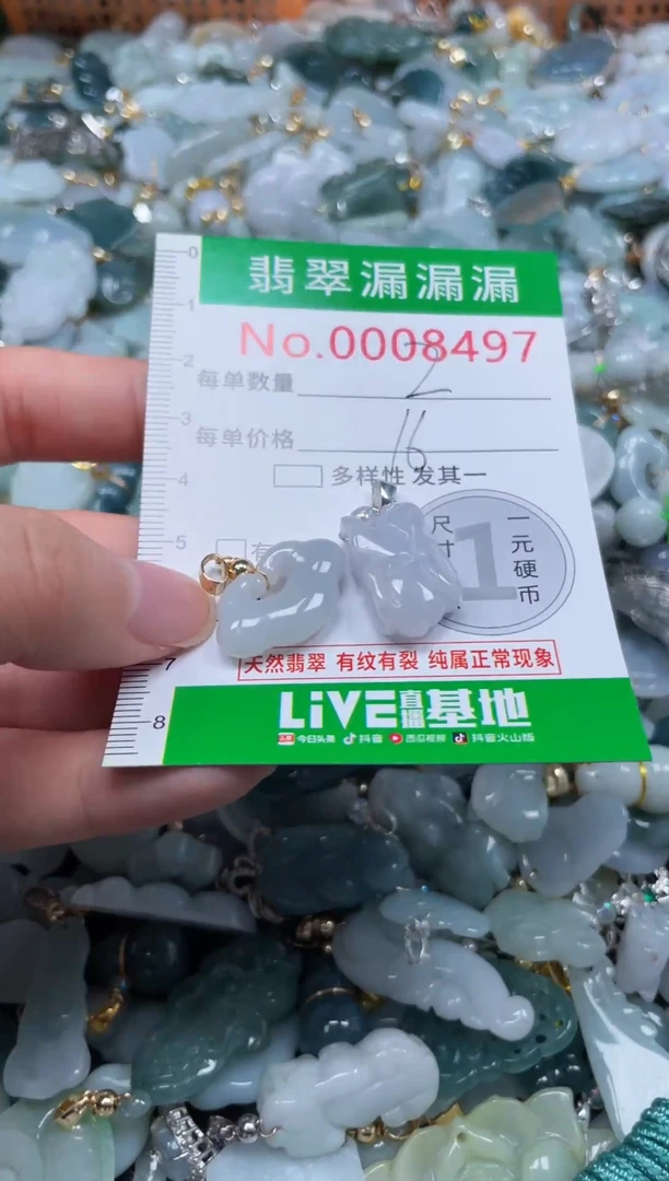 颈饰未镶嵌翡翠8497