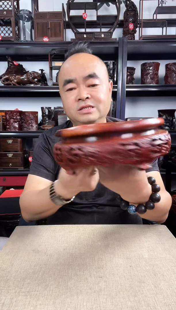 木16黄圆老李红木工艺品