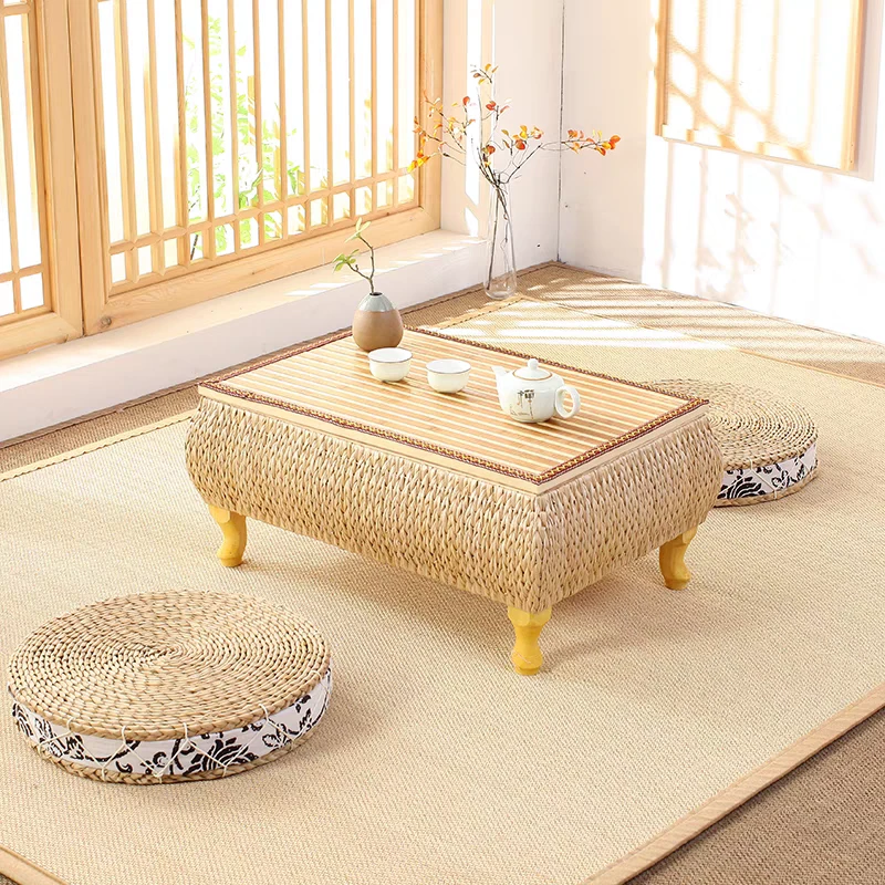 幼儿园围棋盘桌矮桌榻榻米茶几阳台飘窗桌收纳小方桌炕桌收纳茶桌