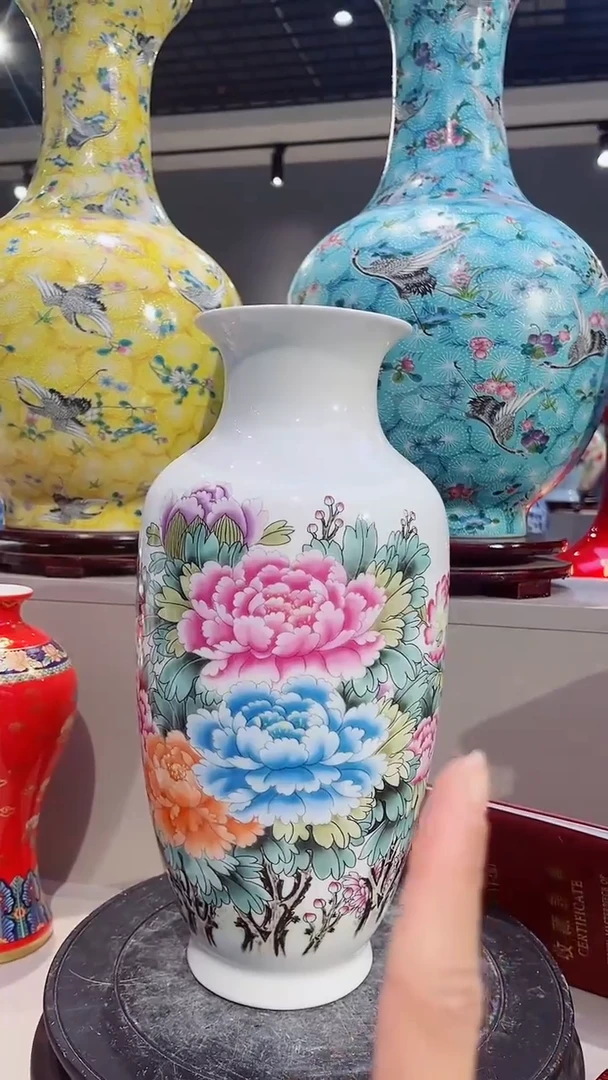 摆件景德镇陶瓷花瓶
