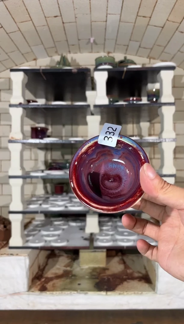 摆件精品窑变钧瓷茶器