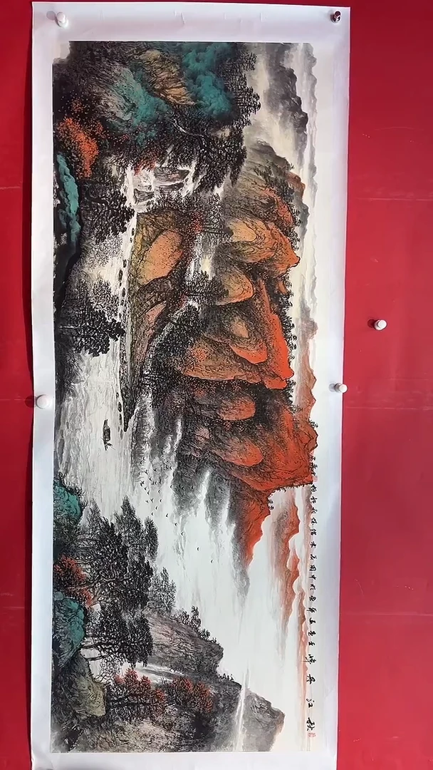 国画画家陆远华纯手绘原作