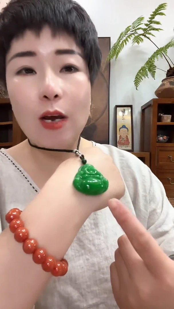 吊坠(赠链)合金翡翠122