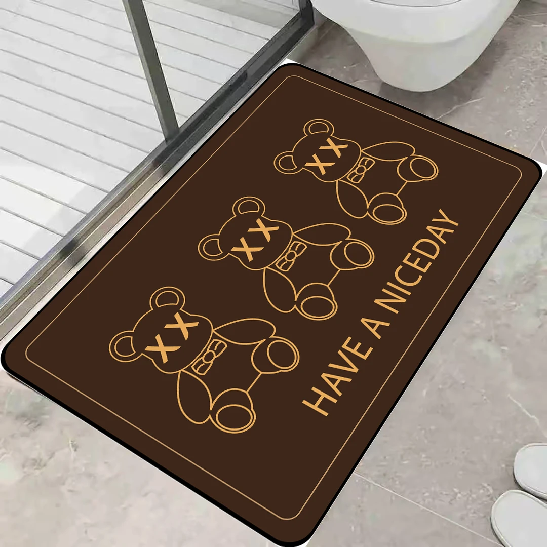 硅藻泥地垫防滑两块直播优惠价下单备注编码【50*80+80*120】